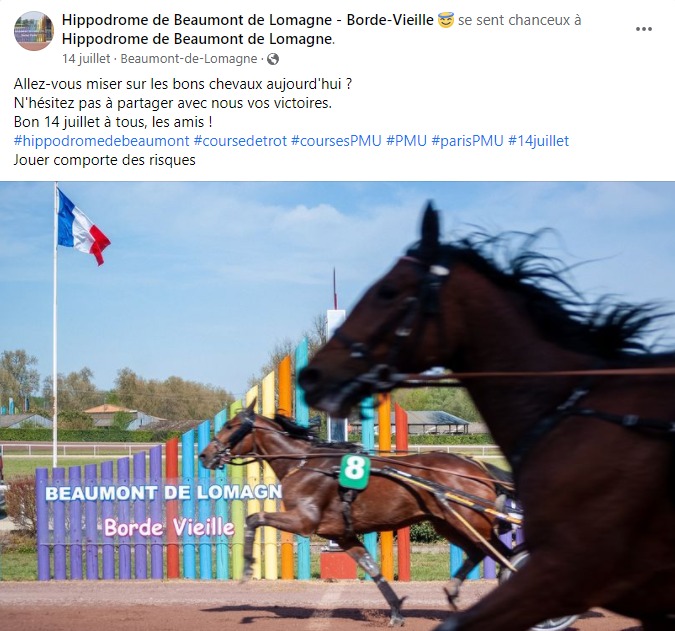 facebook-rédaction-post-paris-parieurs-courses-de-trot-hippodrome-de-borde-vieille-de-beaumont-de-lomagne