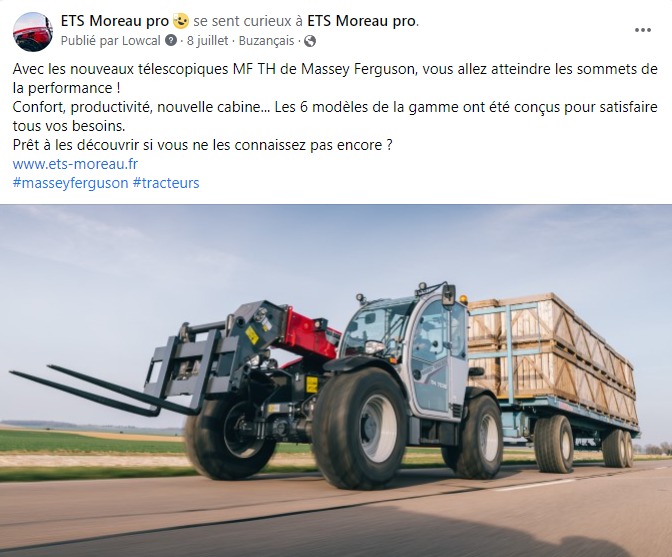 facebook-rédaction-post-concession-massey-ferguson-parc-machine-machines-agricoles-entreprise-moreau-buzançais
