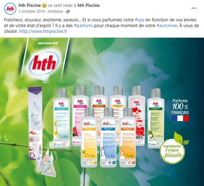 rédaction-post-facebook-parfums-spa-hth-piscine-amboise